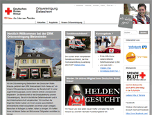 Tablet Screenshot of drk-biebesheim.org